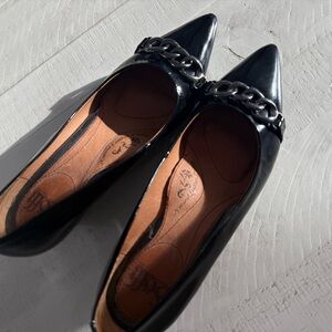 Sofft Chain Detail Wedge Shoes